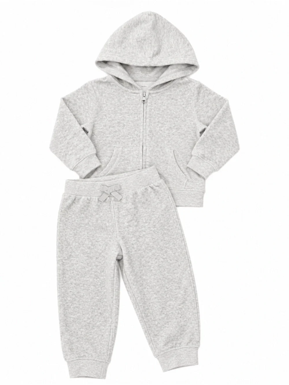 Ralph Lauren Heather Gray Hooded Sweatshirt & Jogger Set